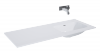 Elita SKAPPA Umywalka 120 bez otworu PRAWA (60+60) CERAMICZNA WHITE 146039/RE041202068060